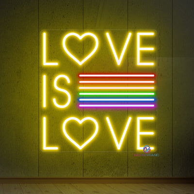 Love Is Love Neon Sign LGBTQ+ Led Light