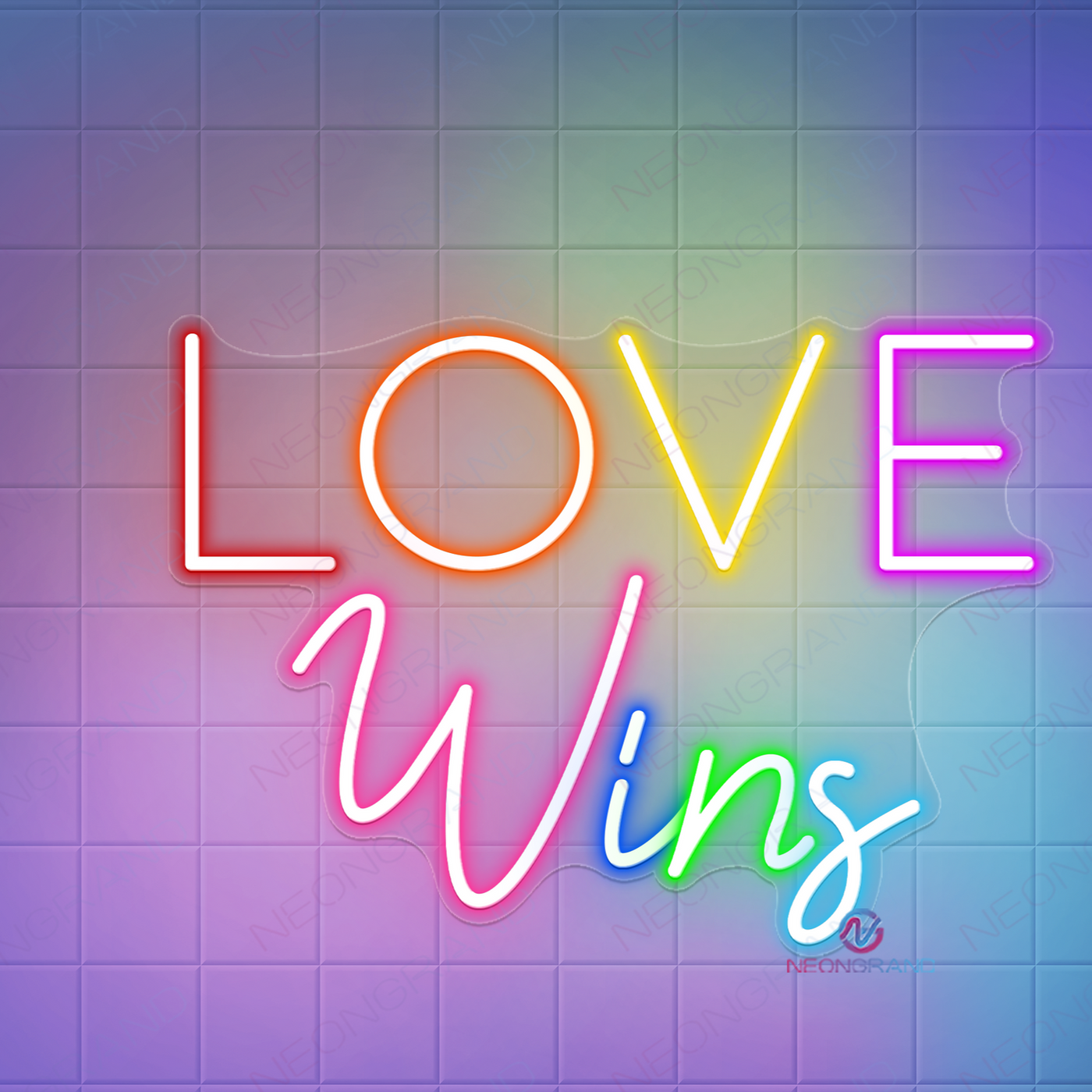 Love Wins Neon Sign LGBT Led Light