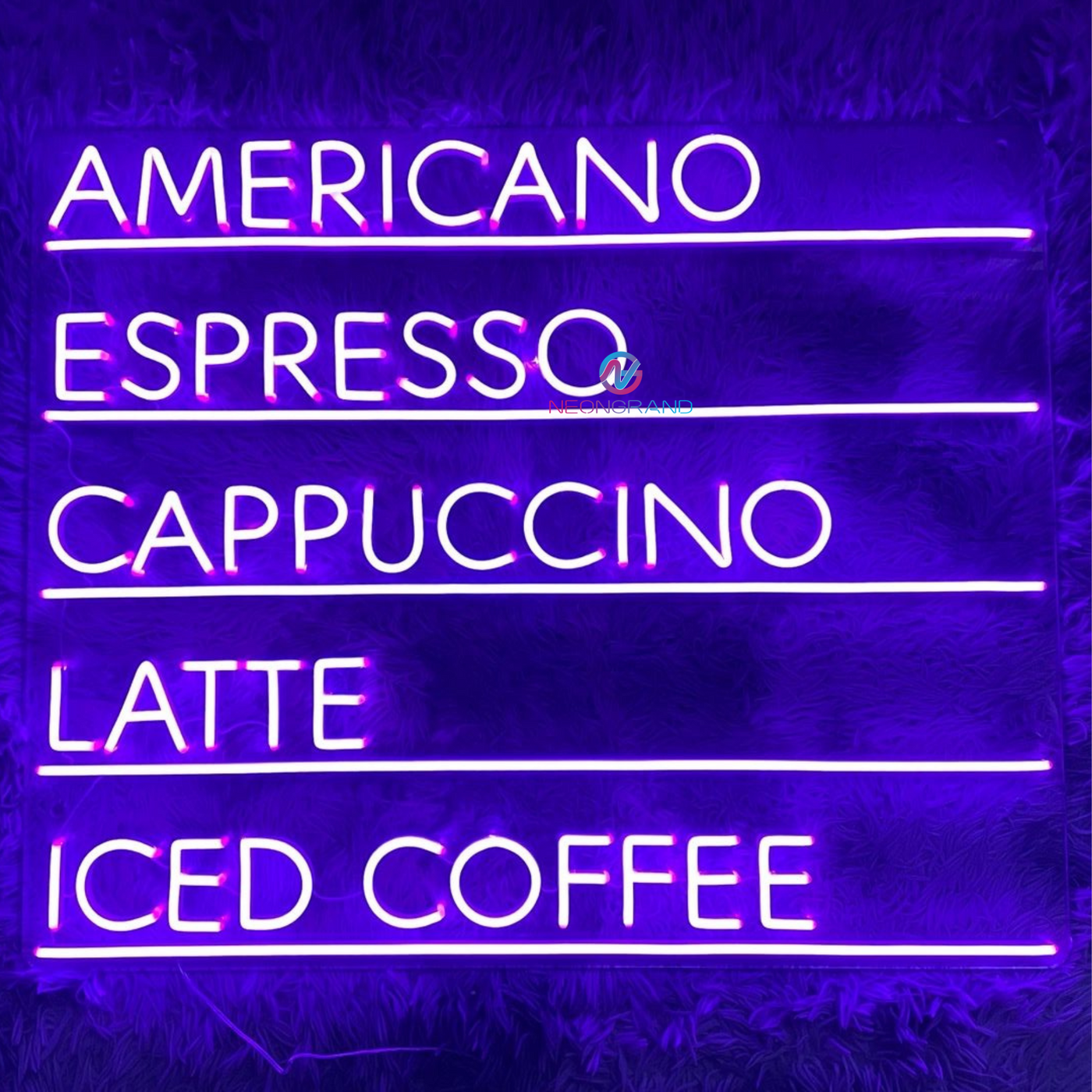 Menu Coffee Neon Sign Led Light