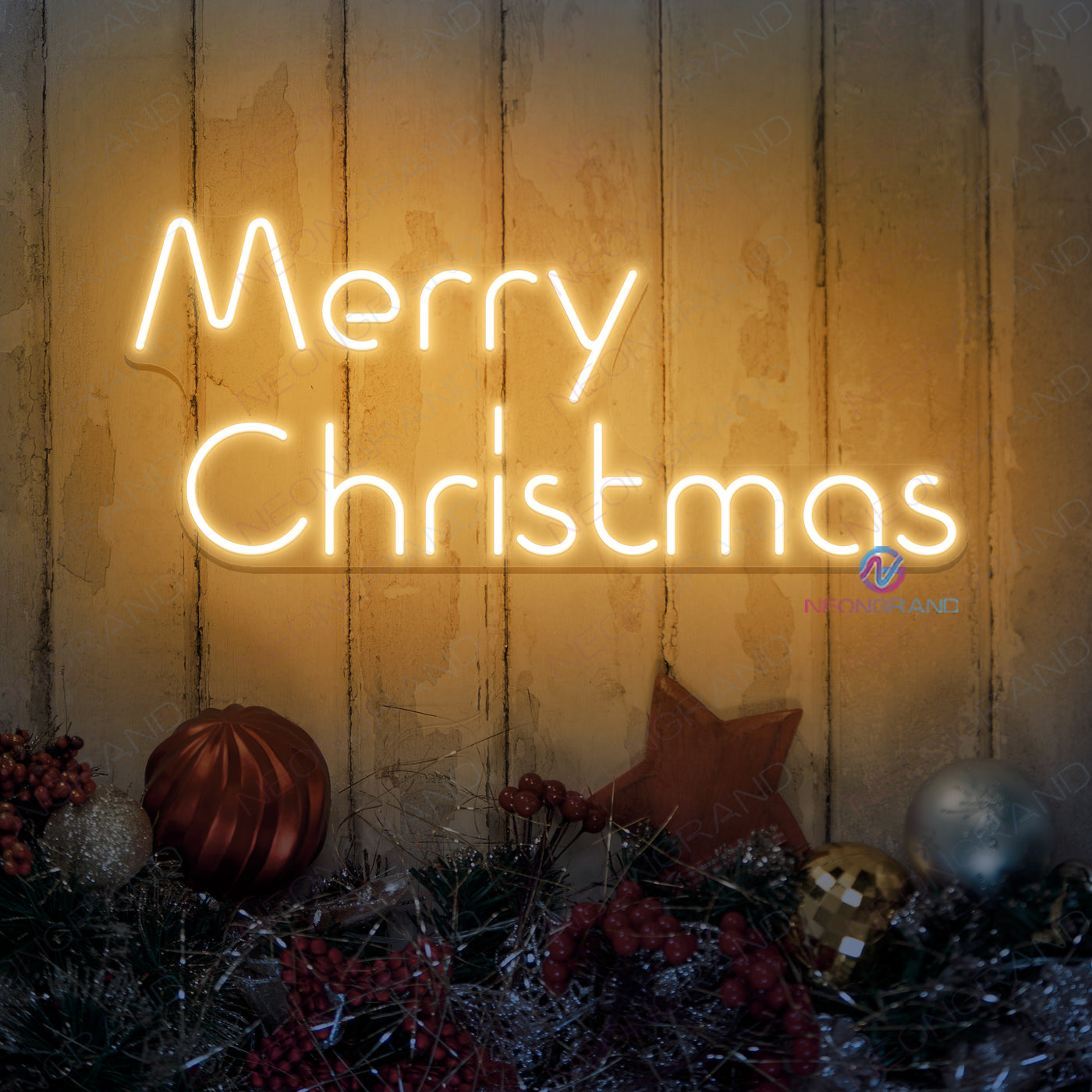 Merry Christmas Led Sign Indoor Outdoor Neon Signs