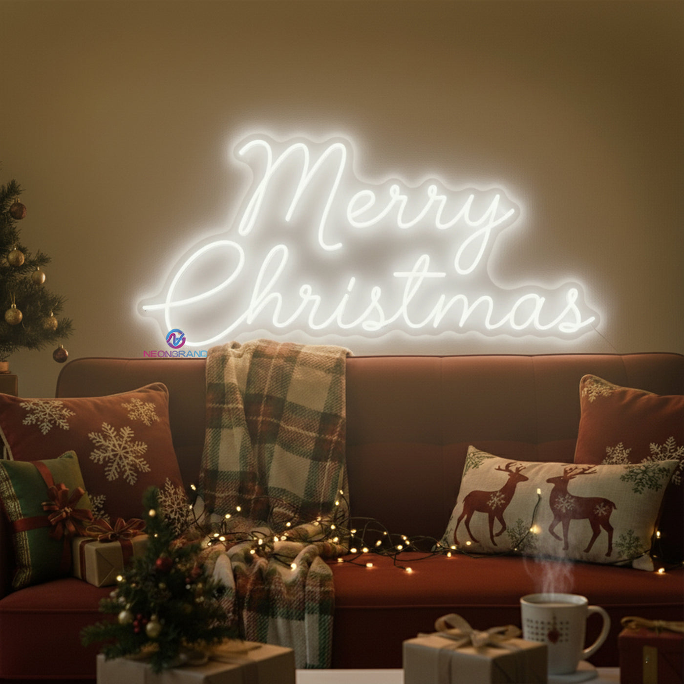 Merry Christmas Neon Light Xmas LED Sign