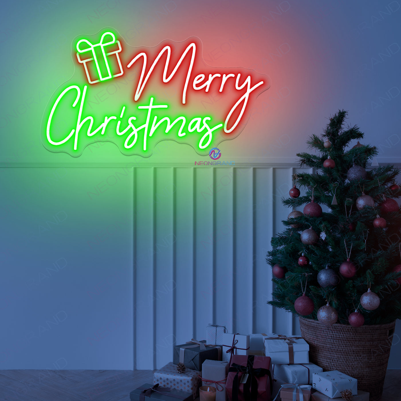 Merry Christmas Neon Sign Xmas Gift LED Light