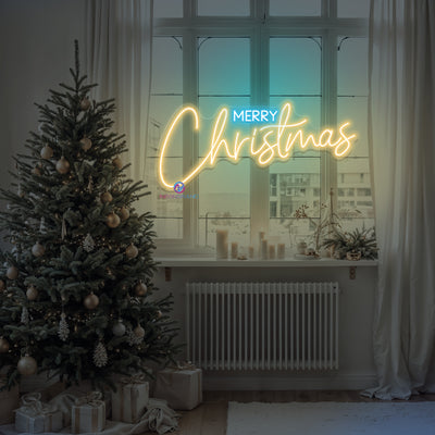Merry Christmas Neon Sign Xmas Holiday LED Light
