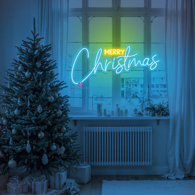 Merry Christmas Neon Sign Xmas Holiday LED Light