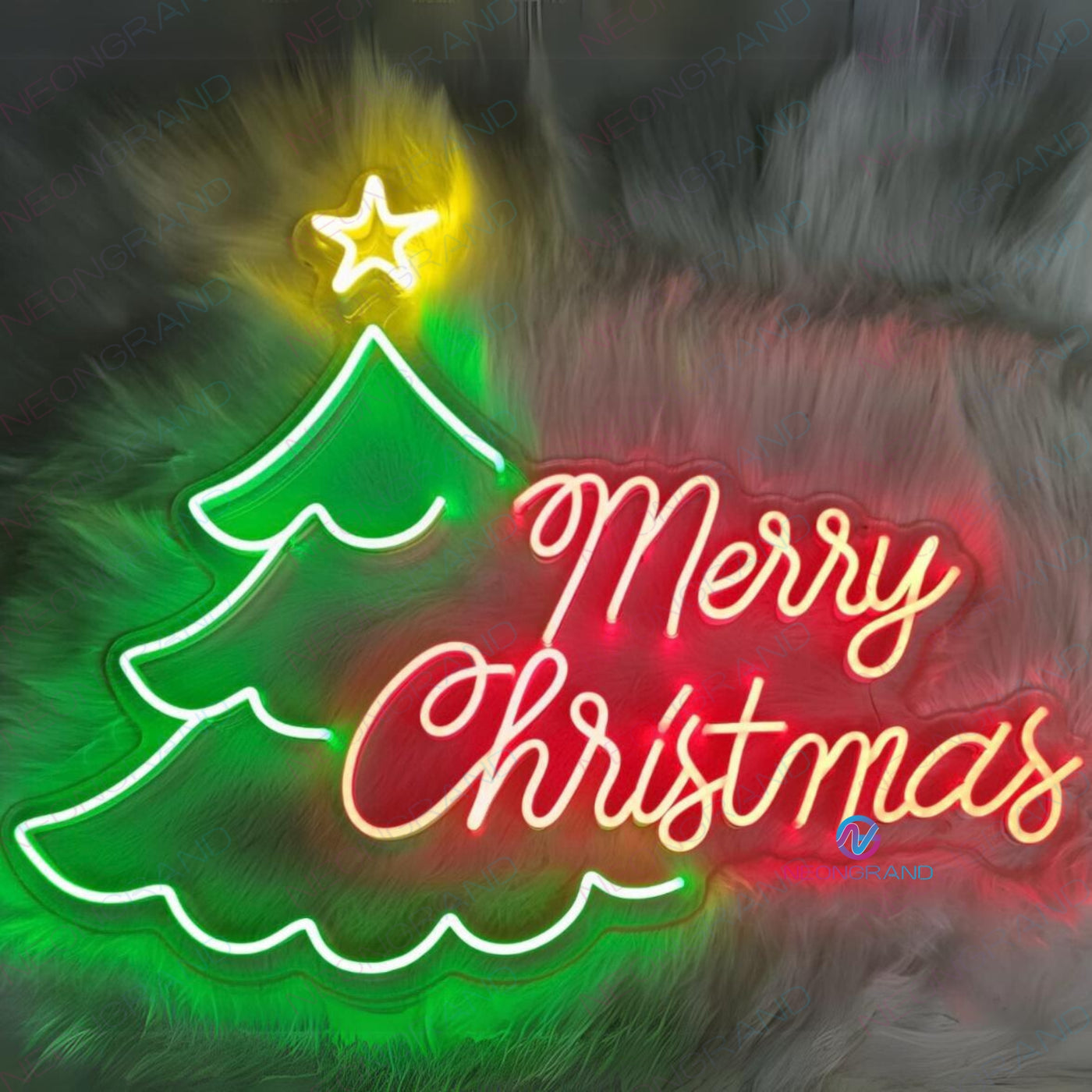 Led Merry Christmas Neon Light Sign