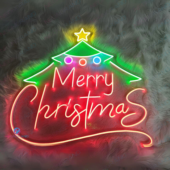 Neon Merry Christmas Sign Led Light - NeonGrand
