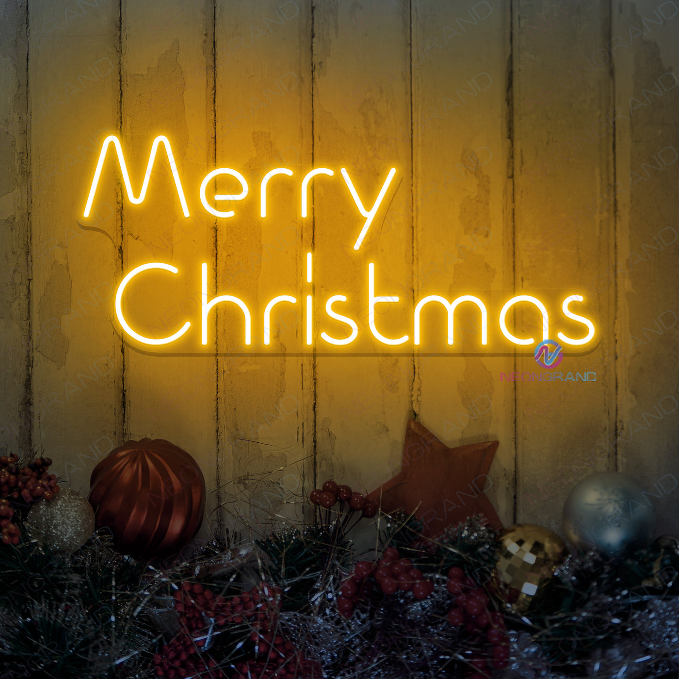Merry Christmas Led Sign Indoor Outdoor Neon Signs