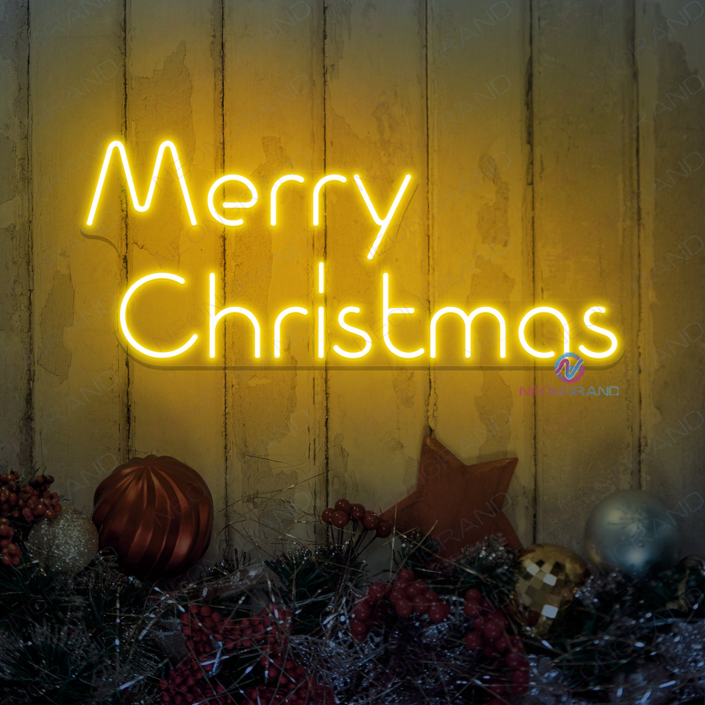 Merry Christmas Neon Sign, Acrylic Christmas Tree Neon Signs, Red Green LED Christmas Lights For Wall Decor Xmas Gifts Christmas Party Kids Room New Year, USB Powered