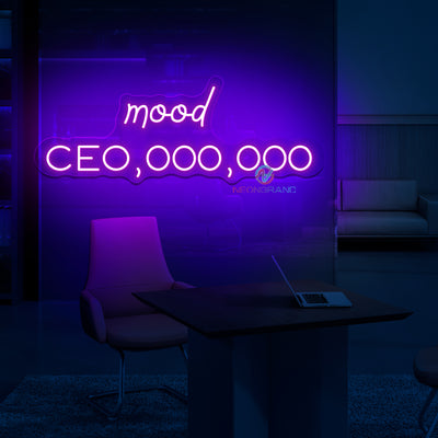 Mood CEO,000,000 Neon Sign Busniness Led Light