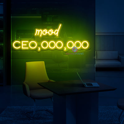 Mood CEO,000,000 Neon Sign Busniness Led Light