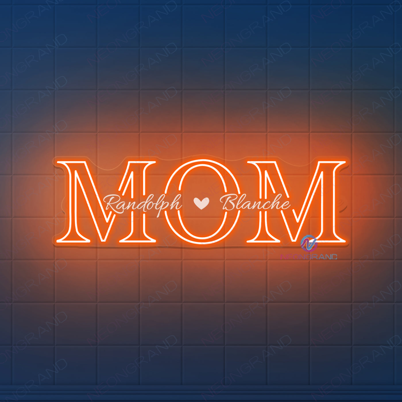 Custom Childs' Name Neon Sign Mother's Day Led Light