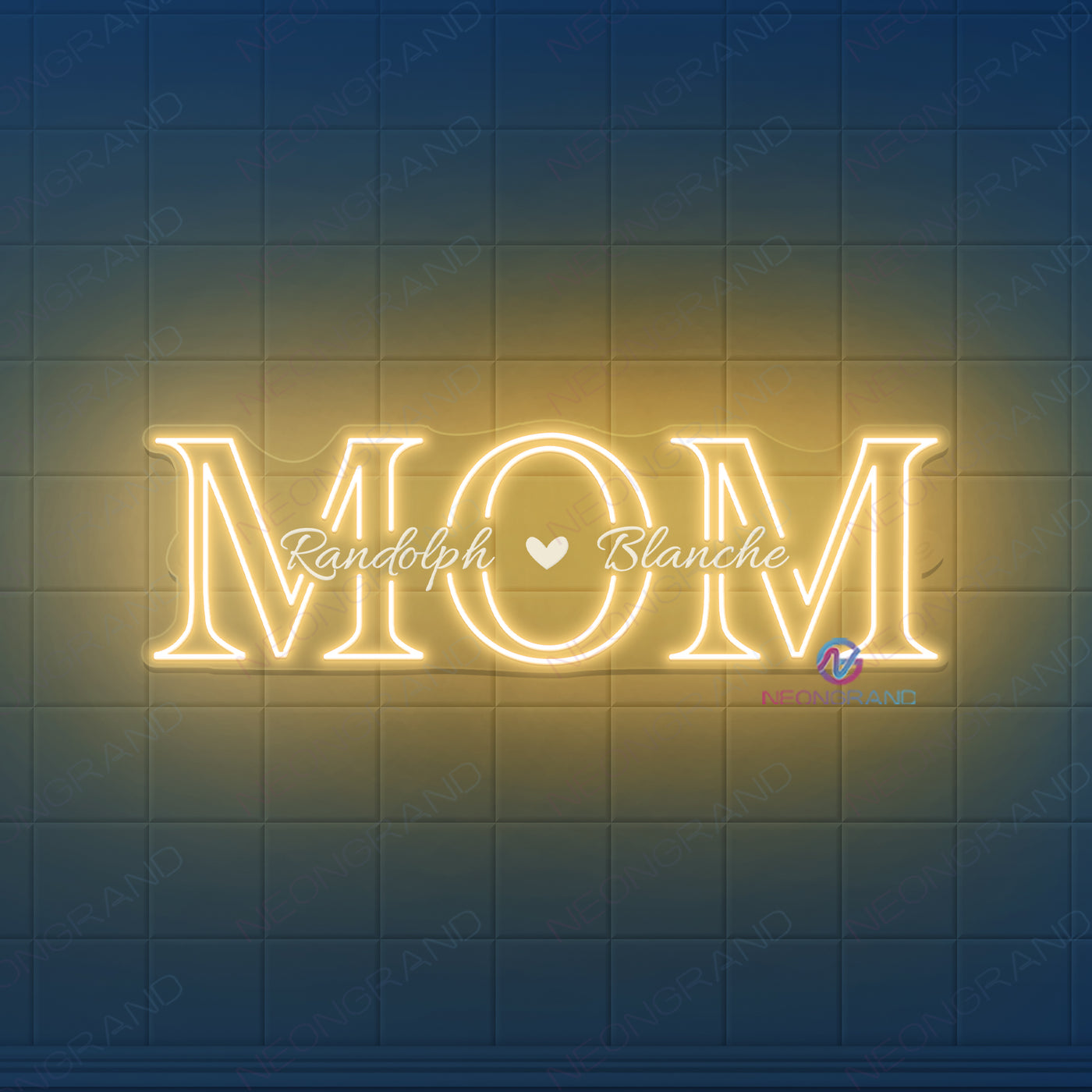 Custom Childs' Name Neon Sign Mother's Day Led Light