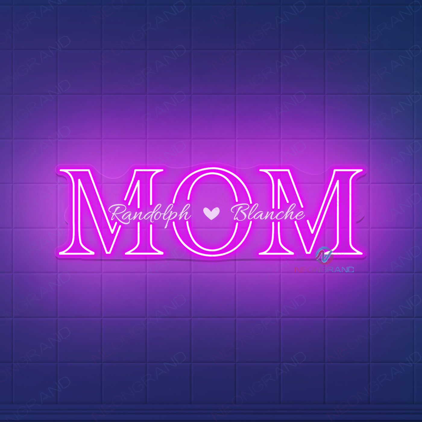 Custom Childs' Name Neon Sign Mother's Day Led Light