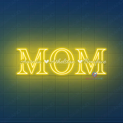 Custom Childs' Name Neon Sign Mother's Day Led Light