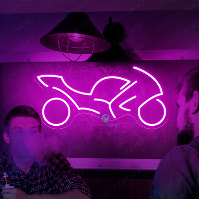 Motorcycle Neon Sign Man Cave Led Light