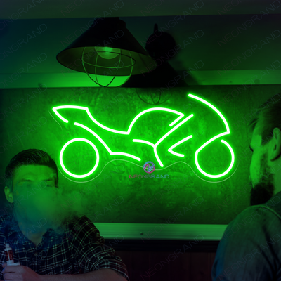 Motorcycle Neon Sign Man Cave Led Light