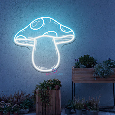 Mushroom Neon Sign 3D Engraving Mushroom LED Light