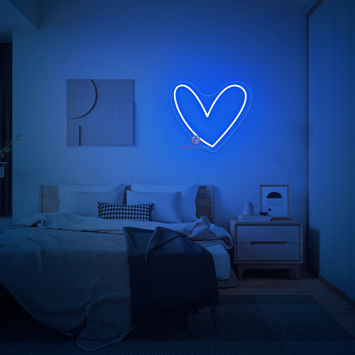 Neon Heart Light Love LED Neon Sign