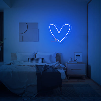 Neon Heart Light Love LED Neon Sign
