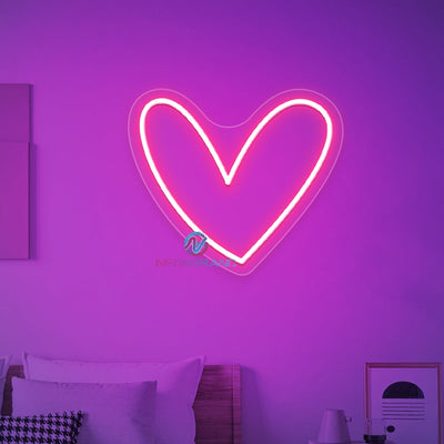 Neon Heart Light Love LED Neon Sign