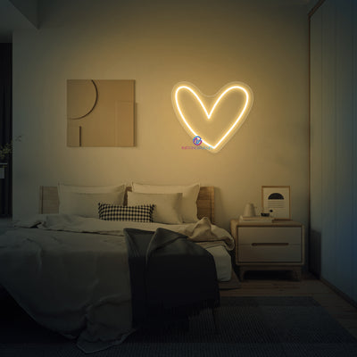 Neon Heart Light Love LED Neon Sign