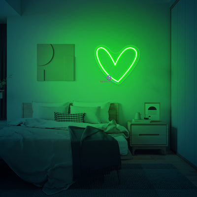 Neon Heart Light Love LED Neon Sign