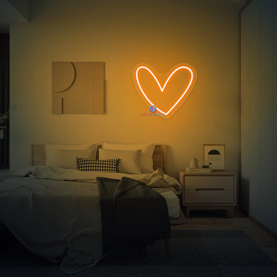 Neon Heart Light Love LED Neon Sign