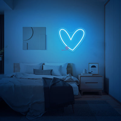 Neon Heart Light Love LED Neon Sign