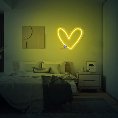 Neon Heart Light Love LED Neon Sign