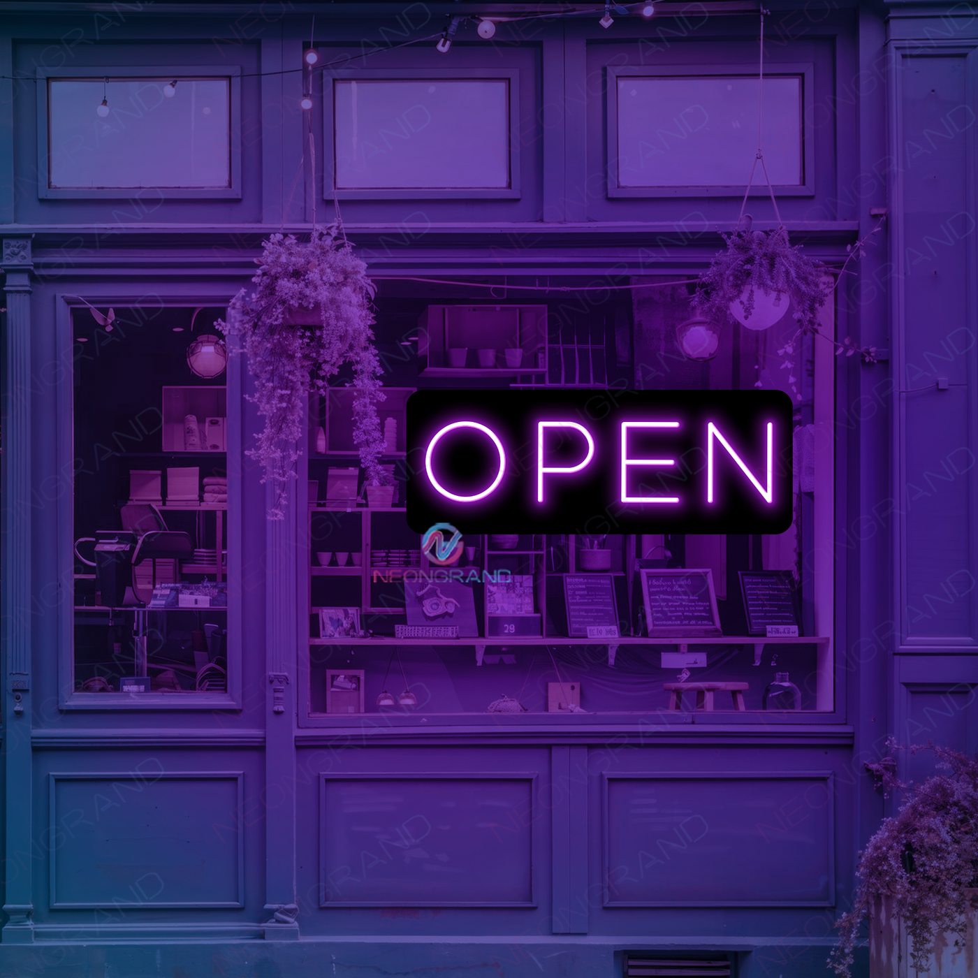Neon Open Sign Basic Storefront LED Light