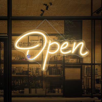 Neon Open Sign Handwriting Storefront LED Light