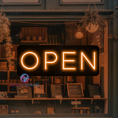 Neon Open Sign Basic Storefront LED Light