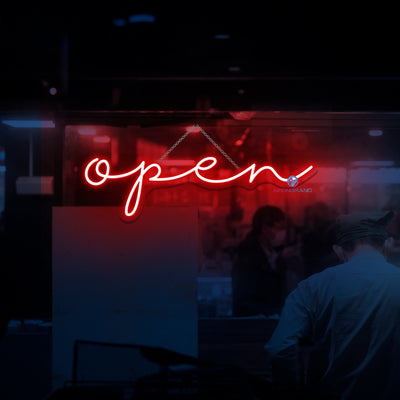 Open Neon Sign Aesthetic Open Led Light