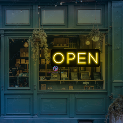Neon Open Sign Basic Storefront LED Light