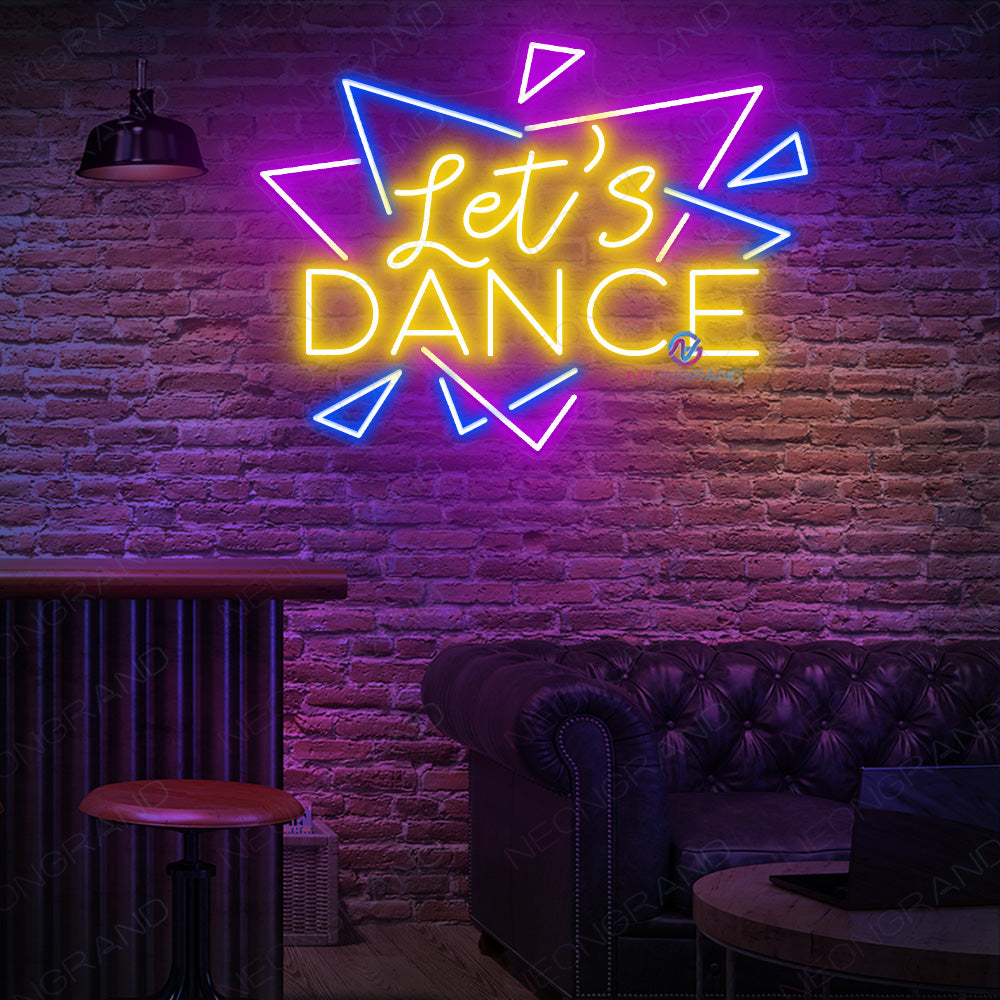 Let's Dance Neon Sign Party Led Light - NeonGrand