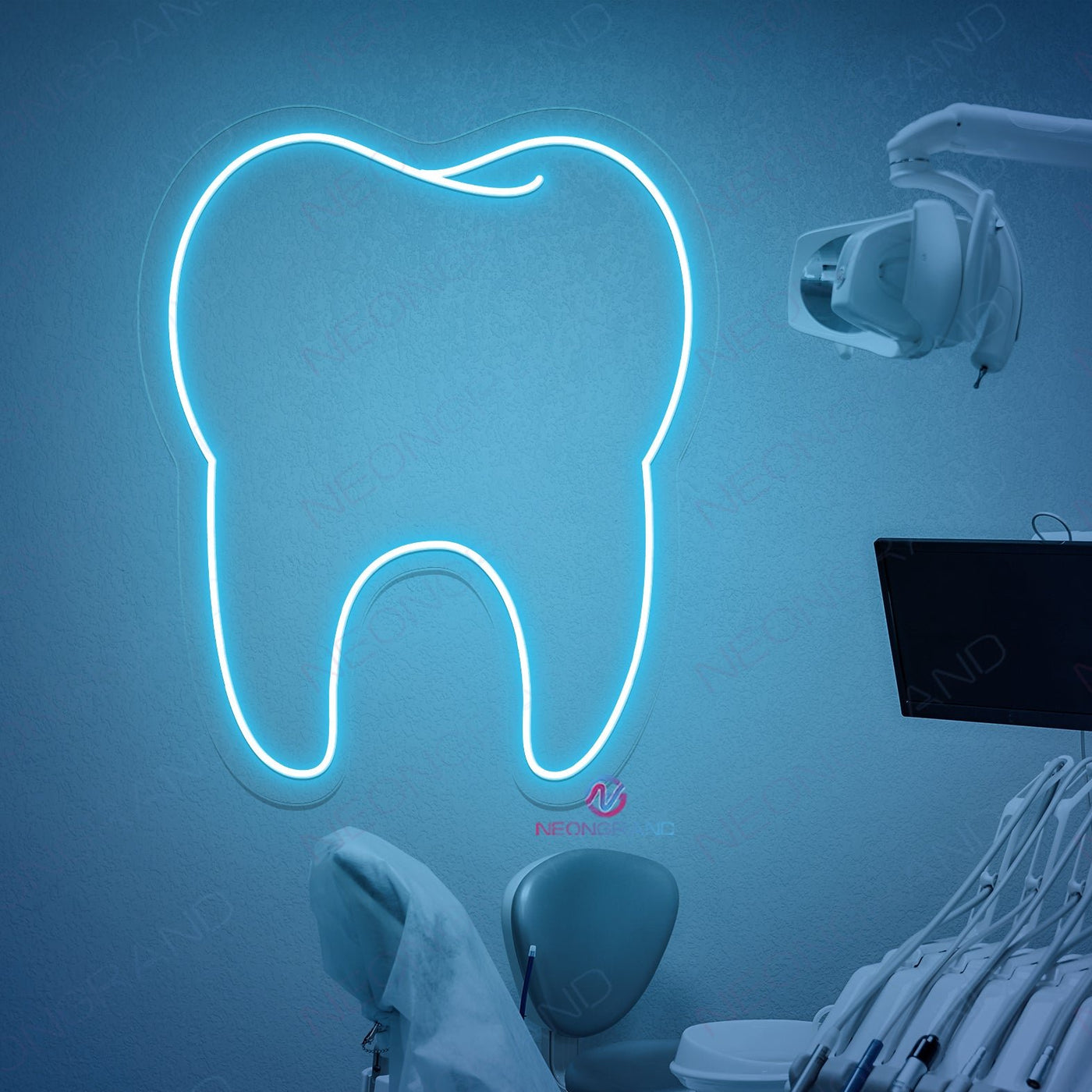 Neon Tooth Sign Business LED Light