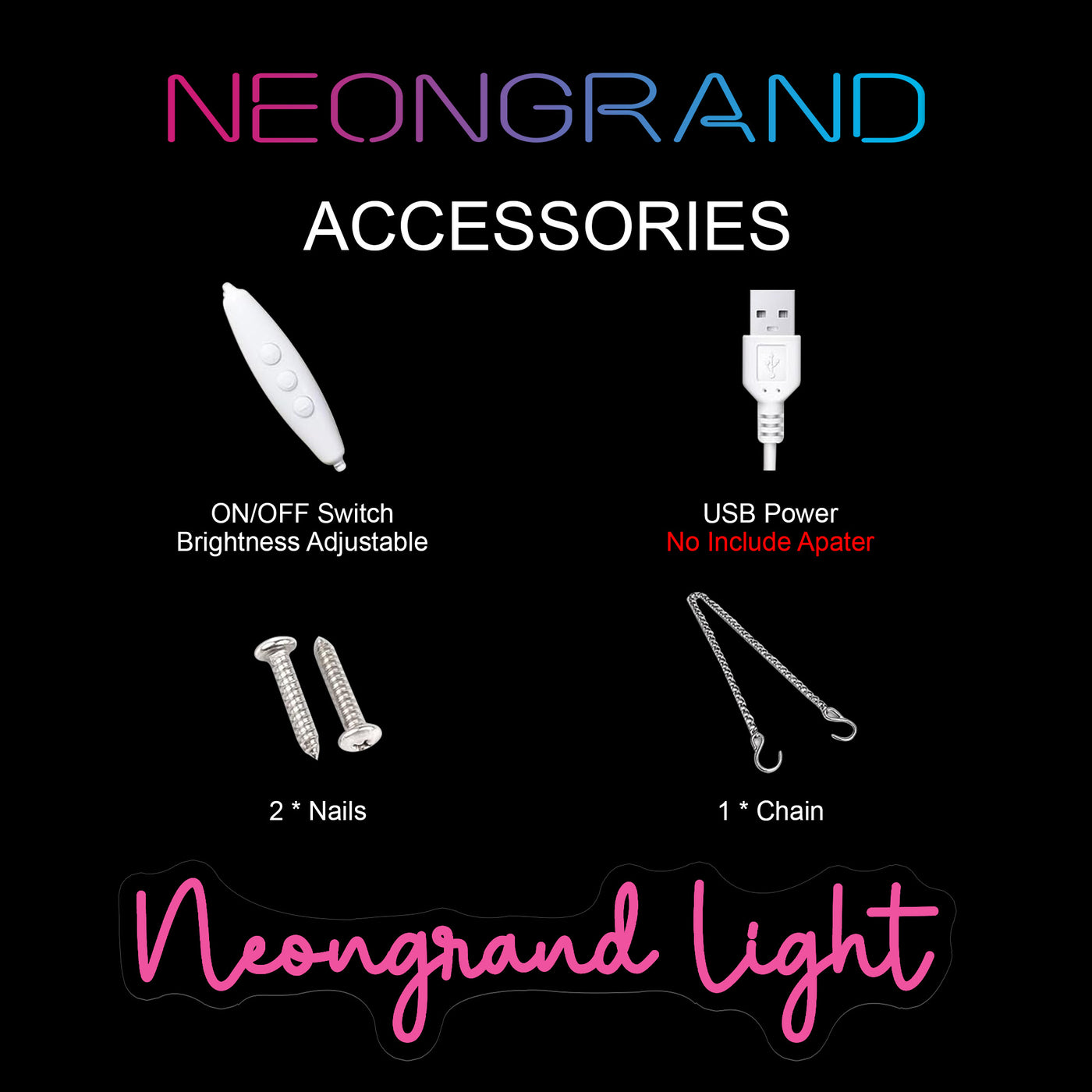 Flamingo Palm Tree Neon Sign USB Led Light - NeonGrand