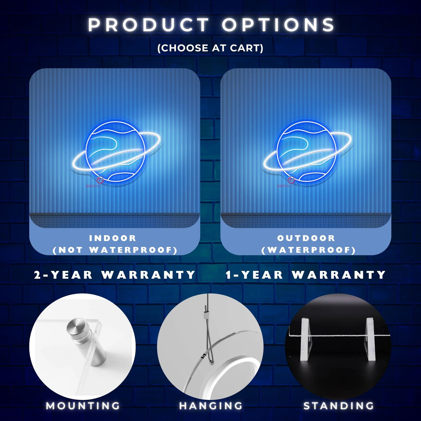 Planet Neon Light Space LED Light