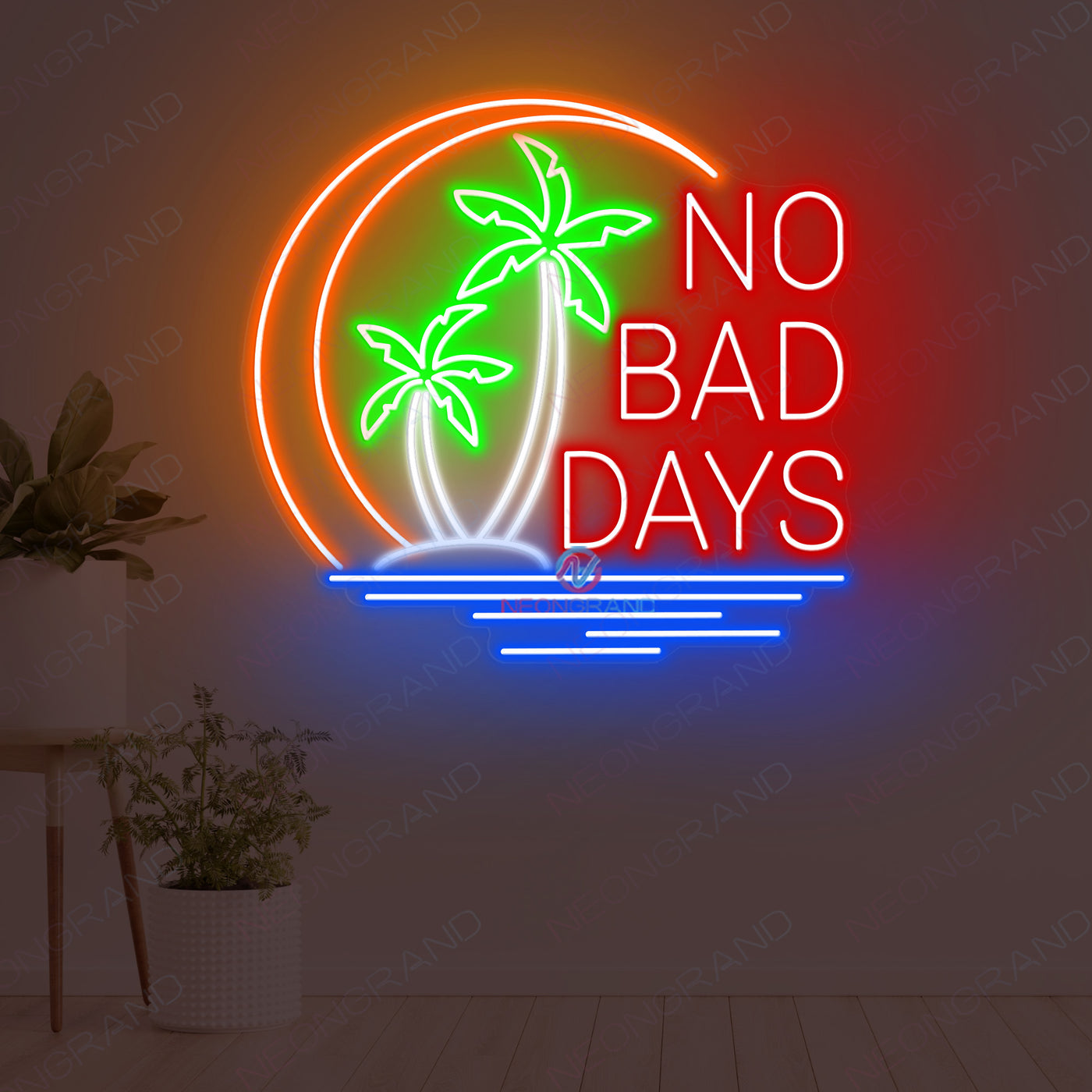 No Bad Days Neon Sign Inspirational Led Light