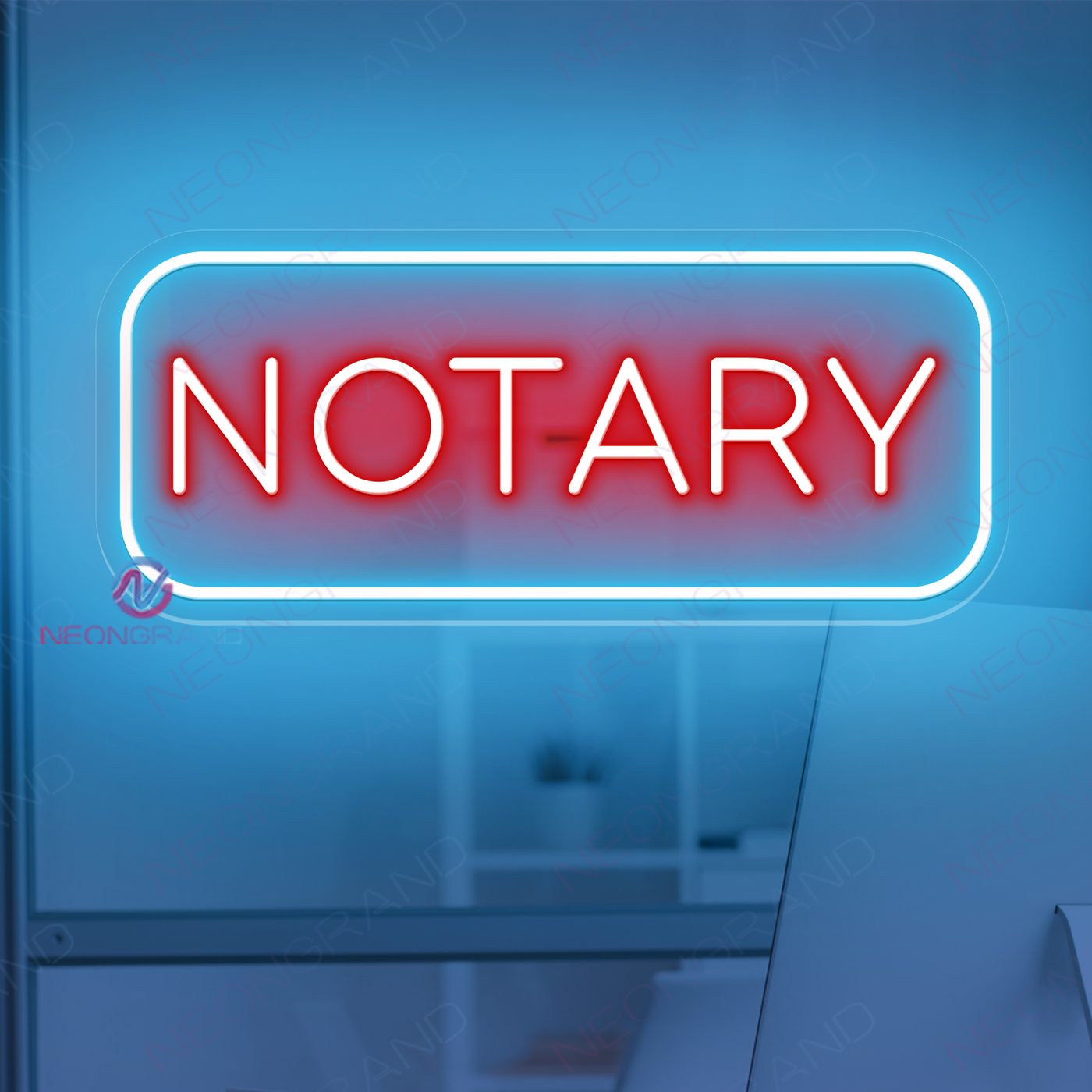 Notary Neon Sign Business Led Light