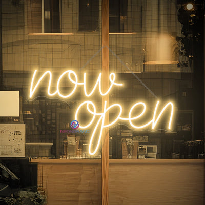 Now Open Neon Sign Vintage Storefront LED Light For Business