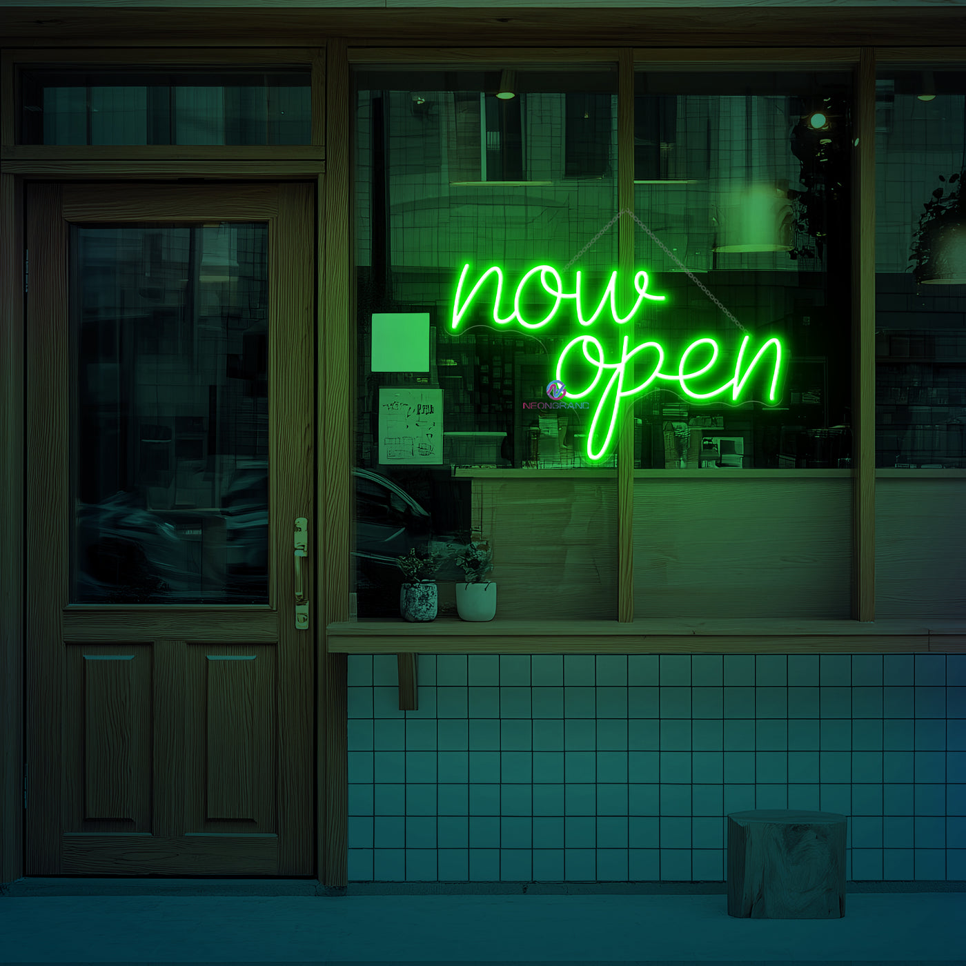 Now Open Neon Sign Vintage Storefront LED Light For Business