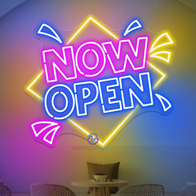 Neon Now Open Sign Storefront Led Light