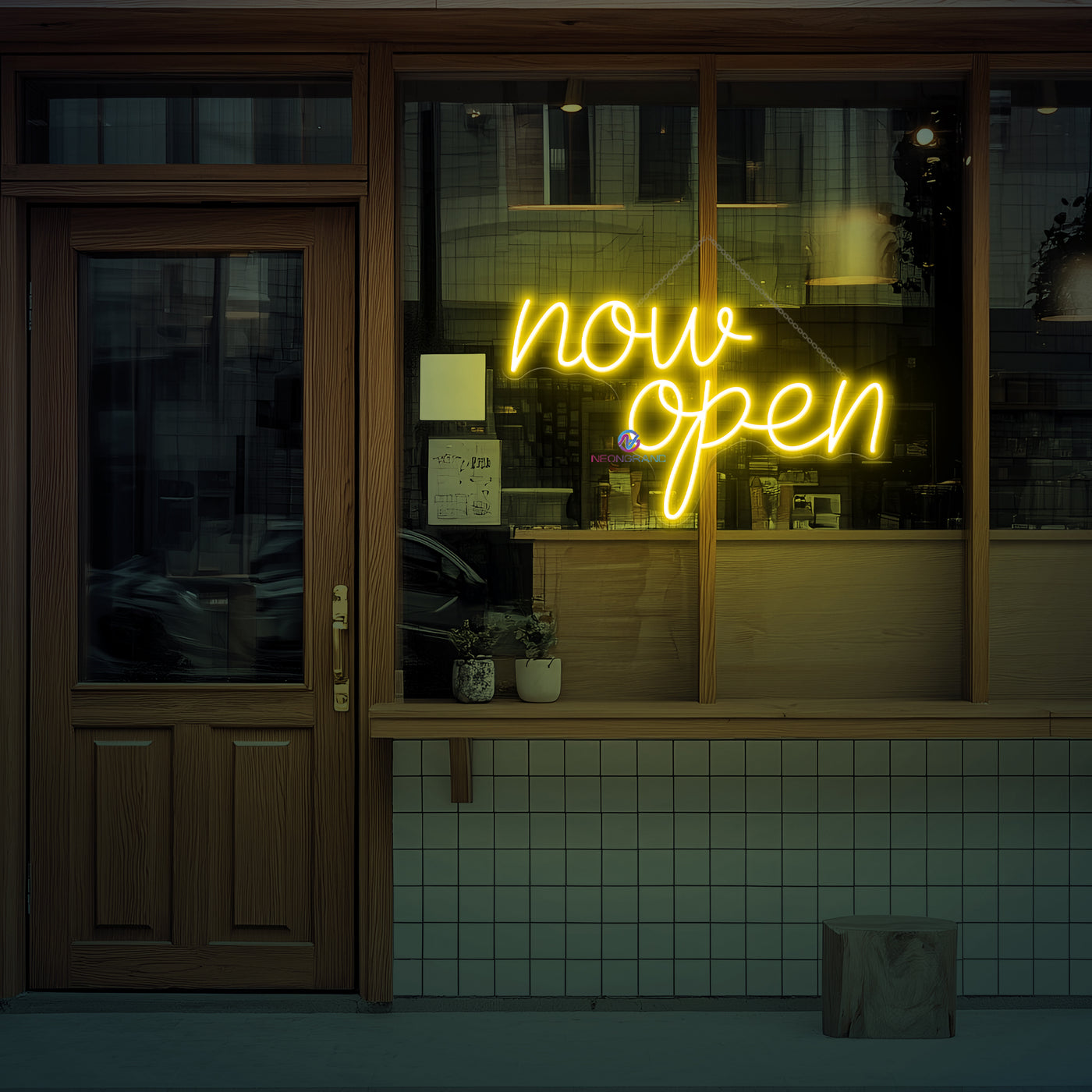 Now Open Neon Sign Vintage Storefront LED Light For Business