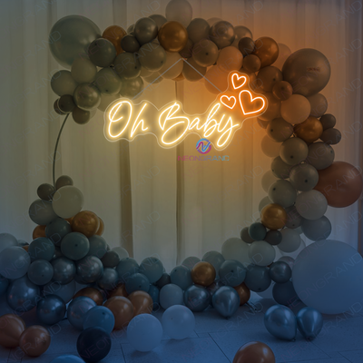 Oh Baby Neon Sign Party LED Light