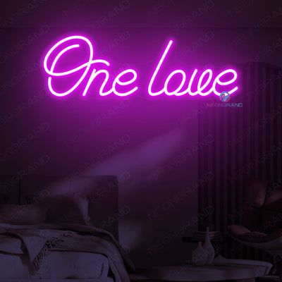 One Love Neon Sign Valentine Led Light