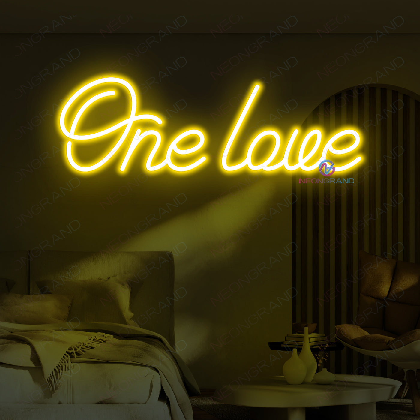 One Love Neon Sign Valentine Led Light