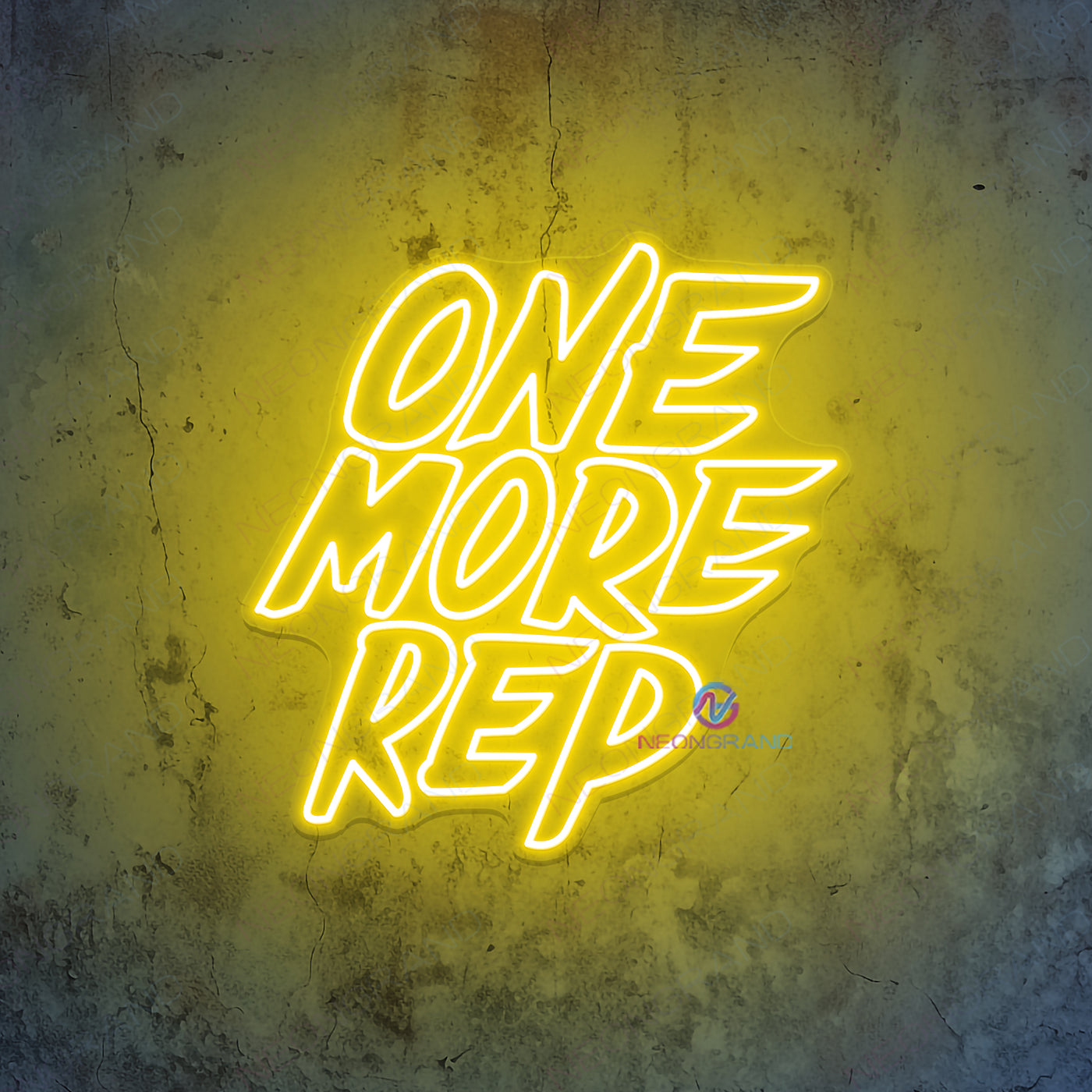 One More Rep Neon Sign Gym Led Light
