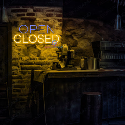 Open Closed Neon Sign Business Led Light