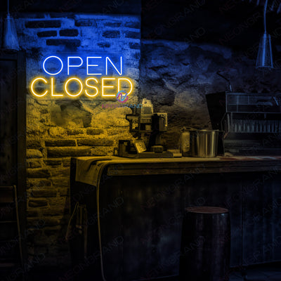 Open Closed Neon Sign Storefront Led Light